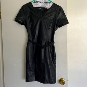 Burberry Leather Dress